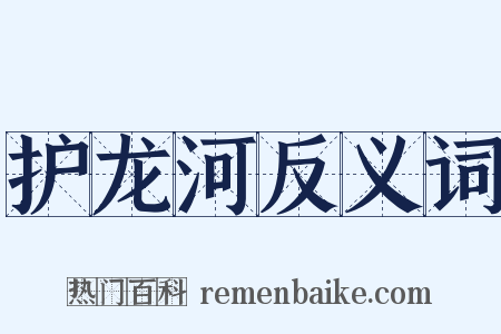 护龙河反义词是什么意思的图片